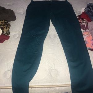 Teal jeans
